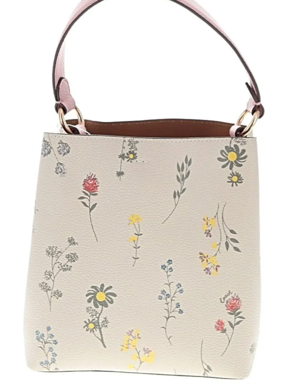 C0ACH 3598 SMALL TOWN BUCKET BAG Spaced Wildflower Print